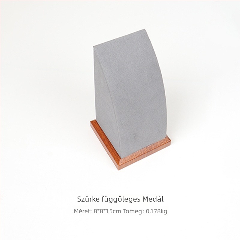 Ékszerek kiállítására szolgáló fa tálca, egyszintes, művészi stílus, összeszerelés