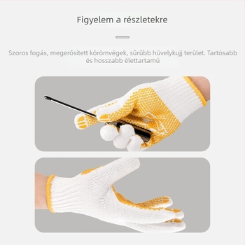 Star work Munkakesztyűk — Csúszásmentes, Kopásálló, Munkavédelmi védelem