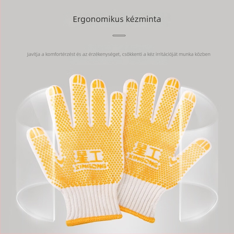 Star work Munkakesztyűk — Csúszásmentes, Kopásálló, Munkavédelmi védelem