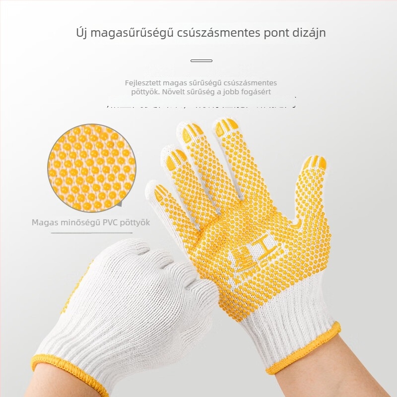 Star work Munkakesztyűk — Csúszásmentes, Kopásálló, Munkavédelmi védelem