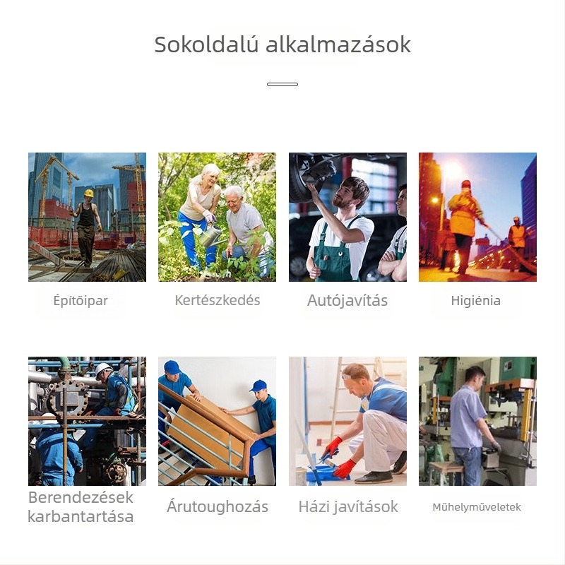 Star work Munkakesztyűk — Csúszásmentes, Kopásálló, Munkavédelmi védelem