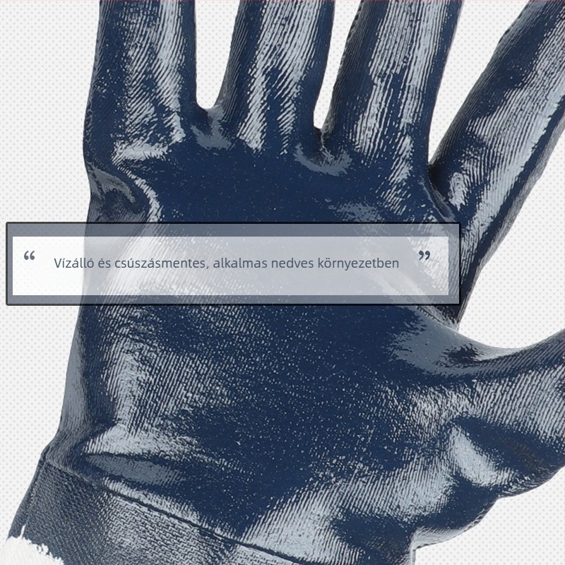 Nitril védő kesztyűk – olajálló, kopásálló, csúszásmentes, 120 g, Márka Yiquan