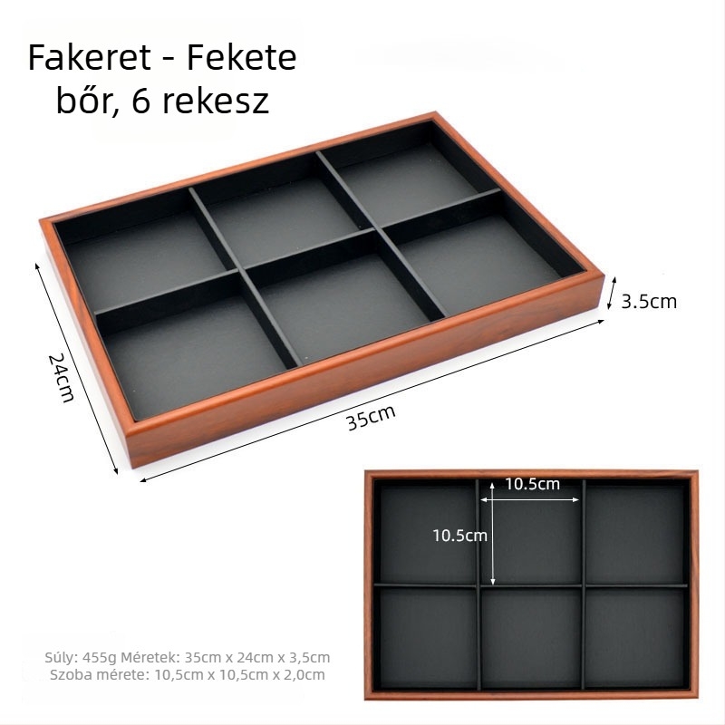 Fából készült ékszerállvány rácsos kialakítással, tároló fülbevalók, gyűrűk, nyakláncok és karkötők számára