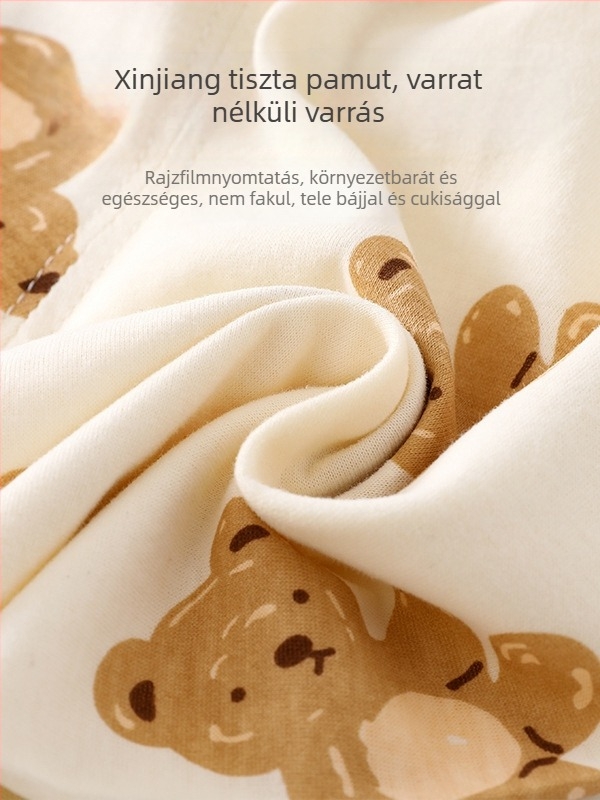 Beileyi baba kesztyűk – pamut, rajzfilmszerű stílus, osztály A, 0–1 éves újszülötteknek