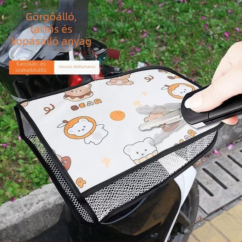 Kötött nyári kormányfogó kesztyűk – felnőtteknek, uniszex, kerékpár/motorkerékpár használatra, lélegző