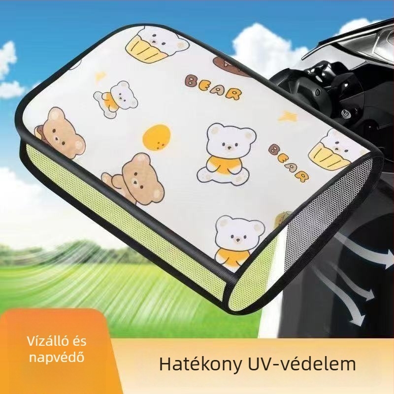 Kötött nyári kormányfogó kesztyűk – felnőtteknek, uniszex, kerékpár/motorkerékpár használatra, lélegző