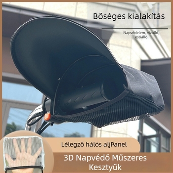 Kerékpáros kesztyűk: szélálló, vízálló, légáteresztő és UV-védelmet nyújtó a nyári kerékpározáshoz