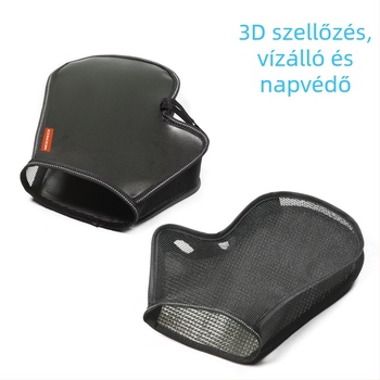 Kerékpáros kesztyű napvédelmet biztosít, hosszú mandzsetta; anyagok: Oxford vászon, alumínium fólia, gyöngyház pamut; vékony; edzés, ingázás és kerékpározás