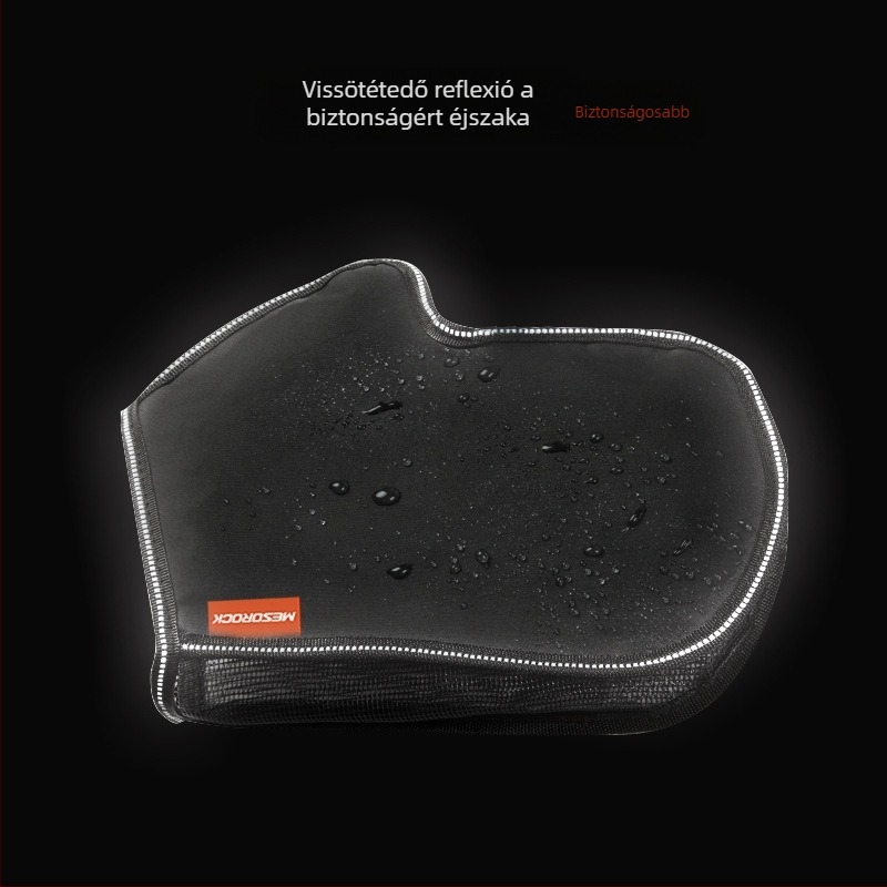 Kerékpáros kesztyű napvédelmet biztosít, hosszú mandzsetta; anyagok: Oxford vászon, alumínium fólia, gyöngyház pamut; vékony; edzés, ingázás és kerékpározás