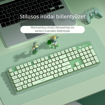 L1 kábeles billentyűzet, mechanikus érzet, 104 gomb, egyszínű háttérvilágítás, modell L1