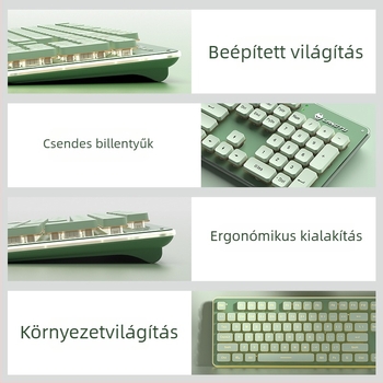 L1 kábeles billentyűzet, mechanikus érzet, 104 gomb, egyszínű háttérvilágítás, modell L1