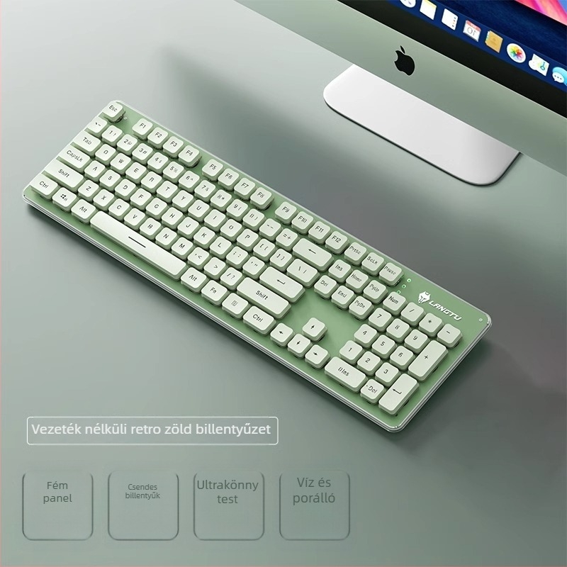 L1 kábeles billentyűzet, mechanikus érzet, 104 gomb, egyszínű háttérvilágítás, modell L1