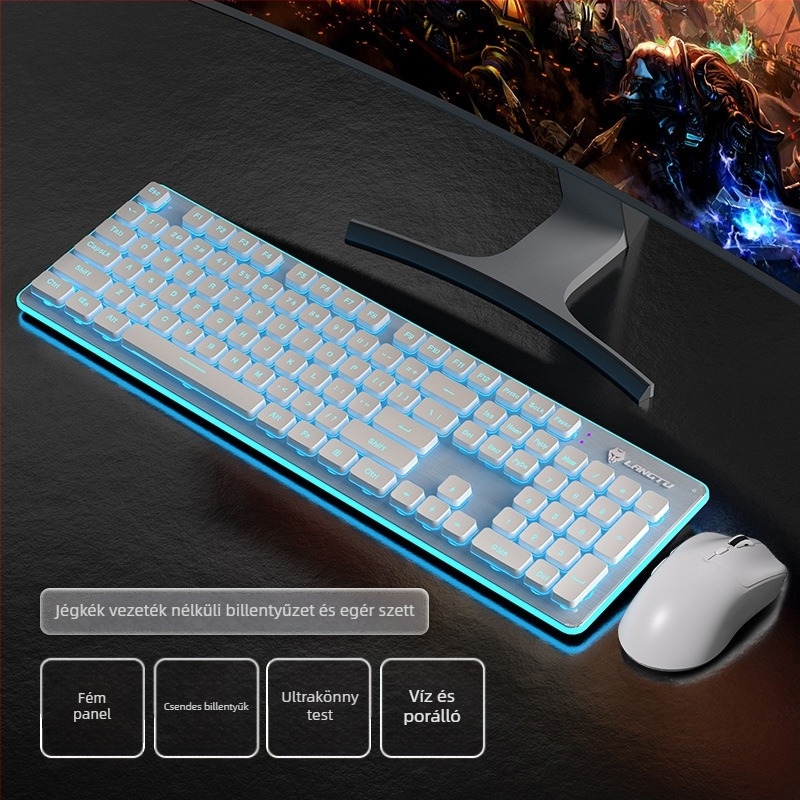 L1 kábeles billentyűzet, mechanikus érzet, 104 gomb, egyszínű háttérvilágítás, modell L1