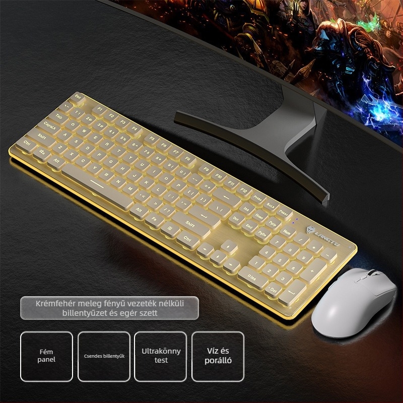 L1 kábeles billentyűzet, mechanikus érzet, 104 gomb, egyszínű háttérvilágítás, modell L1