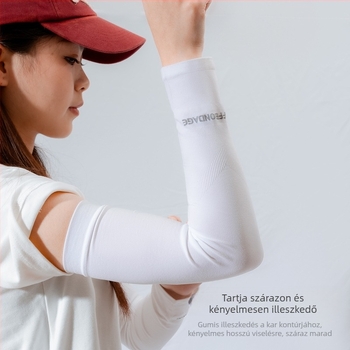 Külső használatra szánt karvédők UV védelemmel, lélegző poliészter, uniszex, alkalmas vezetéshez és kerékpározáshoz