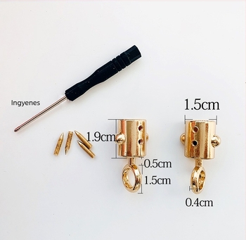 Zsák hardver-készlet: fogantyú dekoráció, fix pánt, láncos zár, leválasztható csavaros csat, fém kézgyűrű (Kód: Hyurstlqwrkqle; Anyag: Egyéb; Bevezetés: 2024 ősz)