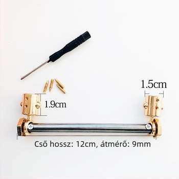 Zsák hardver-készlet: fogantyú dekoráció, fix pánt, láncos zár, leválasztható csavaros csat, fém kézgyűrű (Kód: Hyurstlqwrkqle; Anyag: Egyéb; Bevezetés: 2024 ősz)