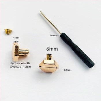 Zsák hardver-készlet: fogantyú dekoráció, fix pánt, láncos zár, leválasztható csavaros csat, fém kézgyűrű (Kód: Hyurstlqwrkqle; Anyag: Egyéb; Bevezetés: 2024 ősz)