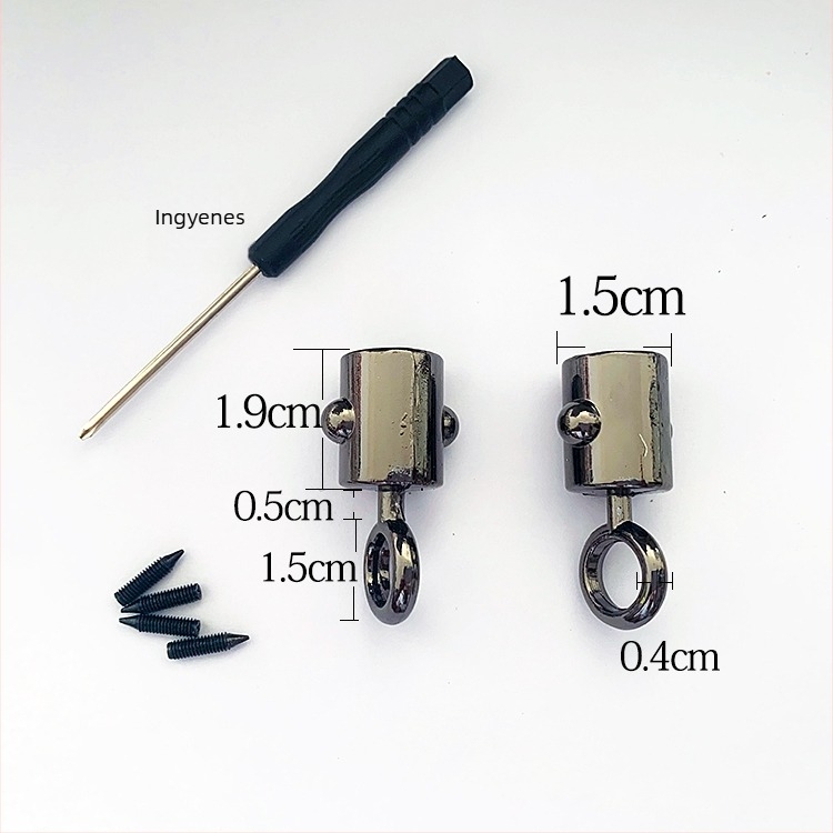 Zsák hardver-készlet: fogantyú dekoráció, fix pánt, láncos zár, leválasztható csavaros csat, fém kézgyűrű (Kód: Hyurstlqwrkqle; Anyag: Egyéb; Bevezetés: 2024 ősz)