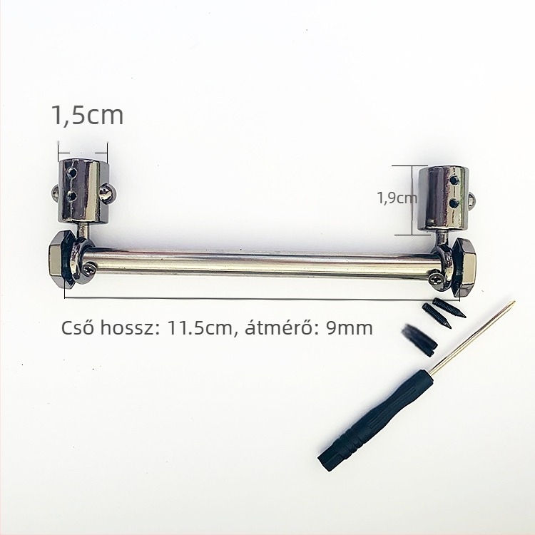 Zsák hardver-készlet: fogantyú dekoráció, fix pánt, láncos zár, leválasztható csavaros csat, fém kézgyűrű (Kód: Hyurstlqwrkqle; Anyag: Egyéb; Bevezetés: 2024 ősz)