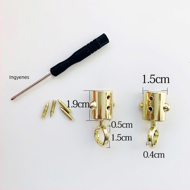 Zsák hardver-készlet: fogantyú dekoráció, fix pánt, láncos zár, leválasztható csavaros csat, fém kézgyűrű (Kód: Hyurstlqwrkqle; Anyag: Egyéb; Bevezetés: 2024 ősz)