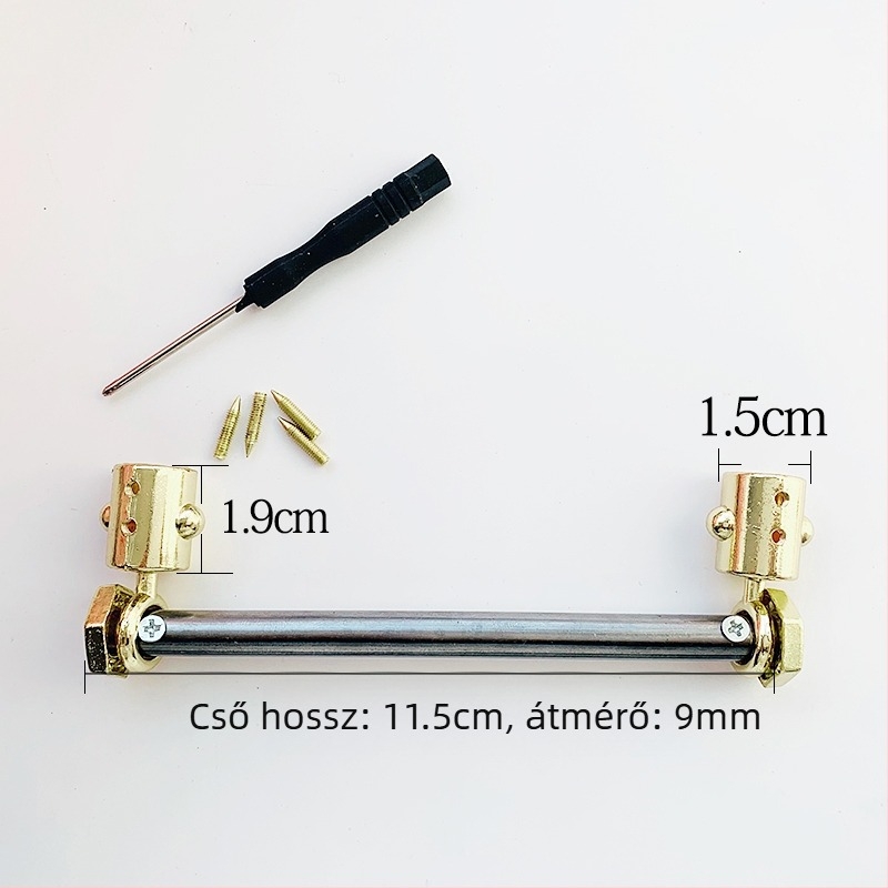 Zsák hardver-készlet: fogantyú dekoráció, fix pánt, láncos zár, leválasztható csavaros csat, fém kézgyűrű (Kód: Hyurstlqwrkqle; Anyag: Egyéb; Bevezetés: 2024 ősz)