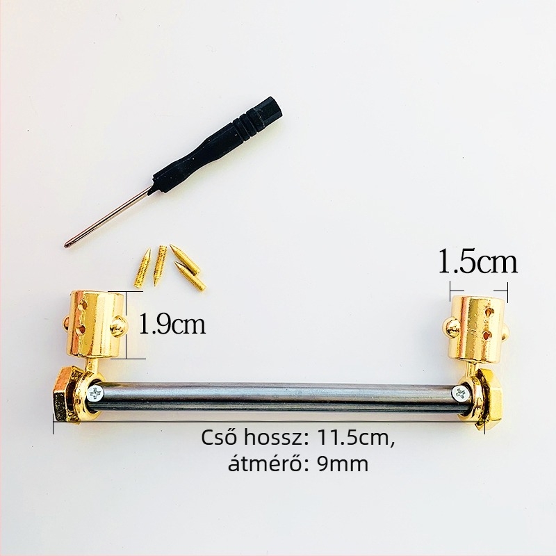 Zsák hardver-készlet: fogantyú dekoráció, fix pánt, láncos zár, leválasztható csavaros csat, fém kézgyűrű (Kód: Hyurstlqwrkqle; Anyag: Egyéb; Bevezetés: 2024 ősz)