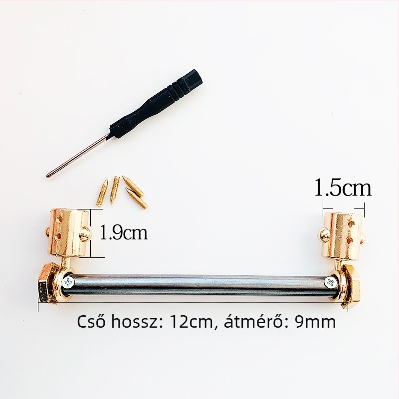 Zsák hardver-készlet: fogantyú dekoráció, fix pánt, láncos zár, leválasztható csavaros csat, fém kézgyűrű (Kód: Hyurstlqwrkqle; Anyag: Egyéb; Bevezetés: 2024 ősz)
