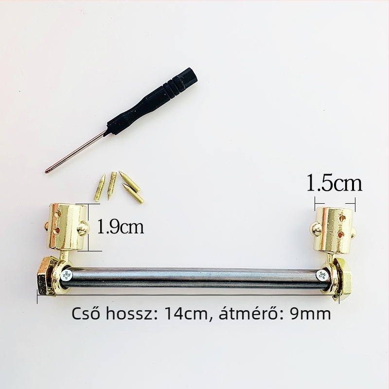 Zsák hardver-készlet: fogantyú dekoráció, fix pánt, láncos zár, leválasztható csavaros csat, fém kézgyűrű (Kód: Hyurstlqwrkqle; Anyag: Egyéb; Bevezetés: 2024 ősz)