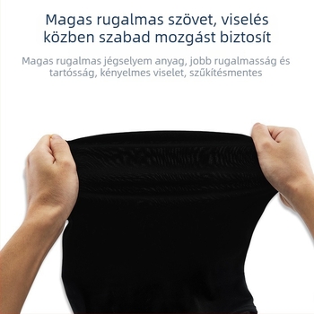 Kerékpáros maszk - elasztikus napszűrő kapucni, poliészter, uniszex, Denuan márka