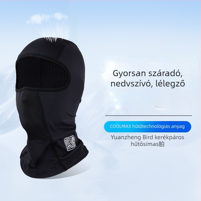 Kerékpáros maszk fleece belső bélésű téli melegséggel, szélálló és UV védelem; uniszex; Moto Mars; anyag: Spandex/Lycra; testreszabható