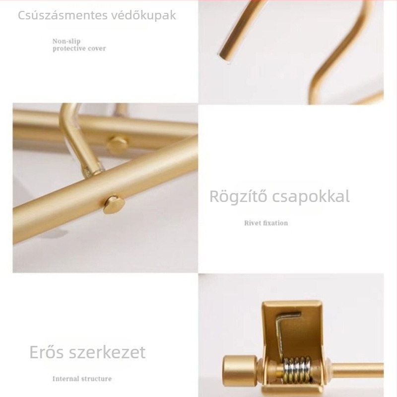 Jiacheng alumíniumötvözet nadrágsclip – Light Luxury stílus, testreszabás elérhető, csomagolás: egy darab