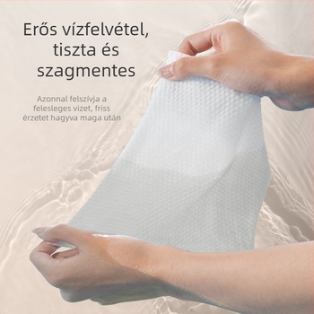 Grace/Jie Liya növényi rostból készült egyszer használatos arctörlő kendők, formázott gyártási eljárással (Márka: Grace/Jie Liya; Anyag: növényi rost; Gyártási folyamat: formázás)