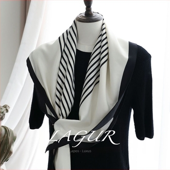 Őszi selyem négyszögletes sál, Hangzhou eredetű, 100% selyem, elegáns mindennapi stílus