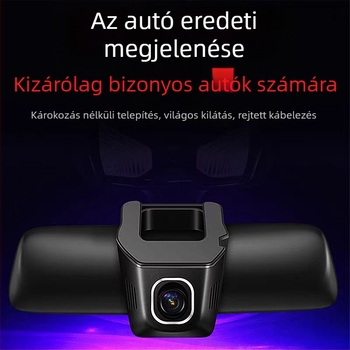 Autós dash kamera, 4K 2160P, Duál lencse, 170° széles látószög, F1.5 rekesz (körkörös felvétel)
