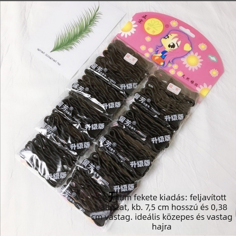 Headwear: Authentic Liufang Szövött gumis hajgumi – Természetes, Magas rugalmasság