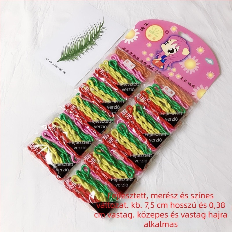 Headwear: Authentic Liufang Szövött gumis hajgumi – Természetes, Magas rugalmasság
