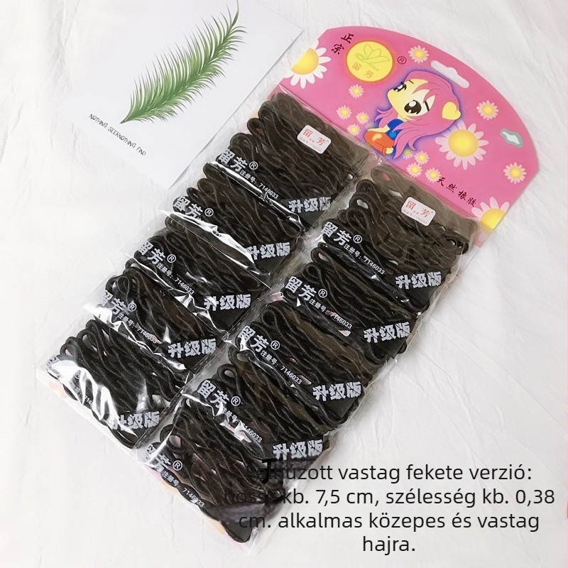 Headwear: Authentic Liufang Szövött gumis hajgumi – Természetes, Magas rugalmasság