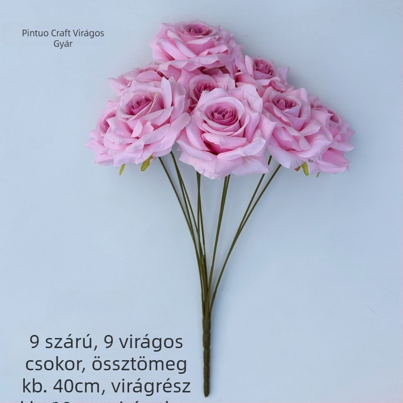 Selyem rózsa virágcsokor esküvői boltívhez és faldekorációhoz | Márka Pinto; Anyag: selyem virág; Fajta: rózsa; Használat: esküvő, kültéri, fotórekvizítum