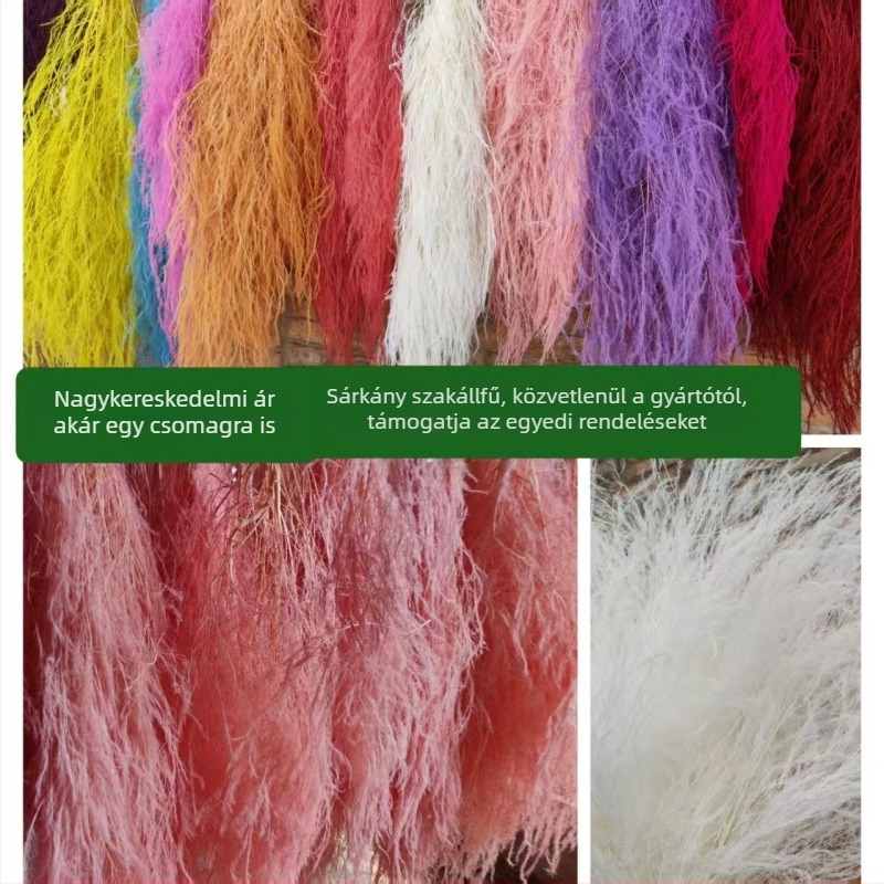 Lógó virágos dekoráció megőrzött és szárított virágokkal, Dragon whiskers grass és Long-Haired Grass — modern minimalista stílus; Márka: Yunnan runhong; Kód: 2024