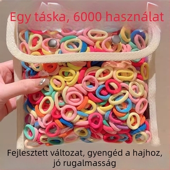 Gyerekeknek való hajgumi, hajbarát, édes kör alakú stílus, 2025 tavasz