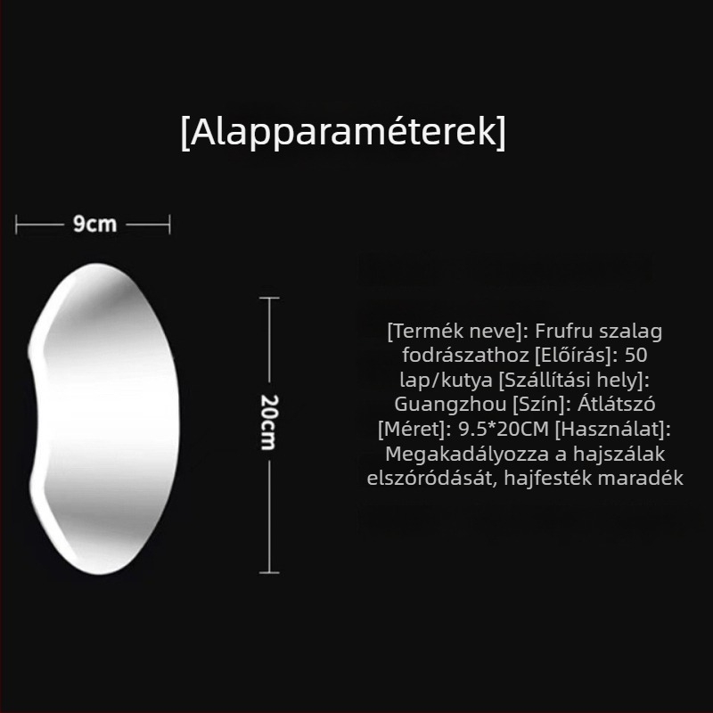 Egyszer használatos, átlátszó arcvédő maszk fodrászathoz – görbe kialakítás, arcvédelmet és szemvédelmet nyújt