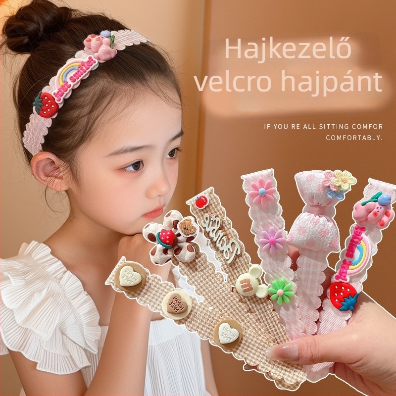 Hajpánt gyermekeknek, textil anyagból, rajzfilm stílus, Yiwu eredet, 2025 tél