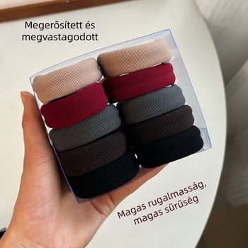 Vastagított varrás nélküli hajgumi, magas rugalmasságú