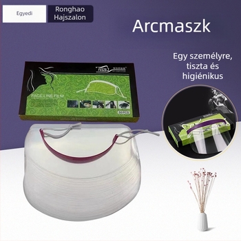 Fodrászati eszközök: egyszer használatos frufru matricák és hajfesték maszk szalon használatra