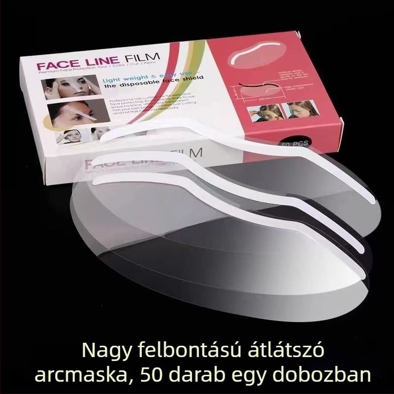 Fodrászati eszközök: egyszer használatos frufru matricák és hajfesték maszk szalon használatra