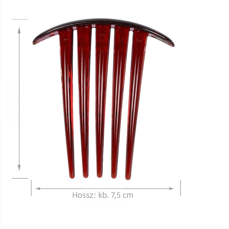 DIY Hajkefe – Műanyag/gyanta, Öt Fogú, Egyszerű Nőies Stílus, Sütőben Sült Fényezés, Testre Szabható