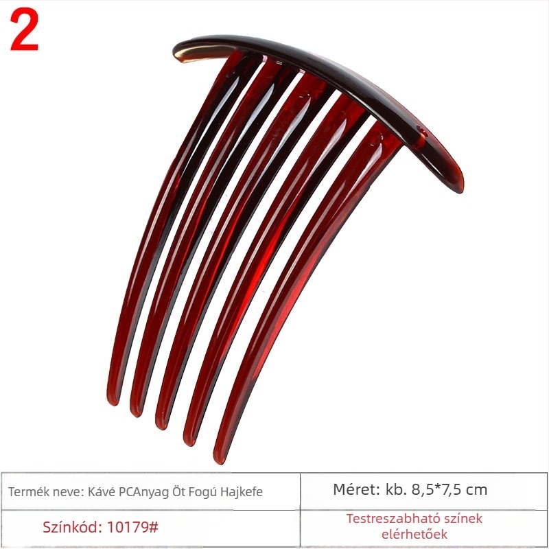 DIY Hajkefe – Műanyag/gyanta, Öt Fogú, Egyszerű Nőies Stílus, Sütőben Sült Fényezés, Testre Szabható