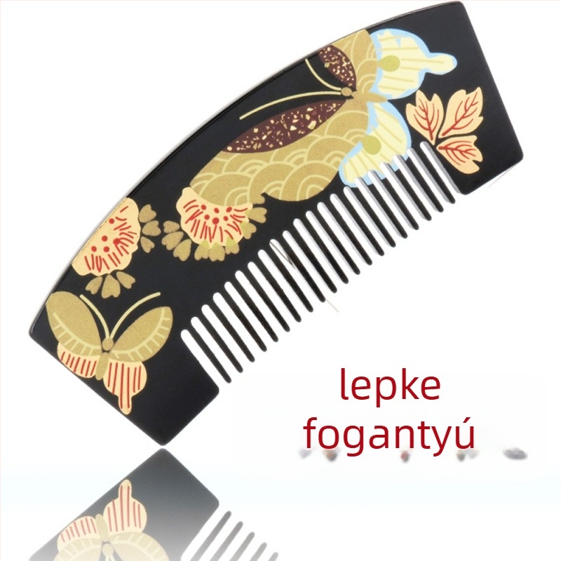 Hajcsat – akrilból készült, peónia virággal díszített, japán stílusú, strapabíró, 2025 tavaszán debütál