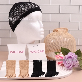 Wig cap rugalmas hajhálóval, két végű hosszú dupla háló a paróka formázásához, 20 g